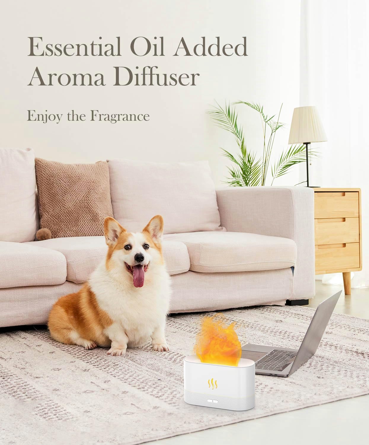 Humidificador Difusor de Aromas MagicFlame®