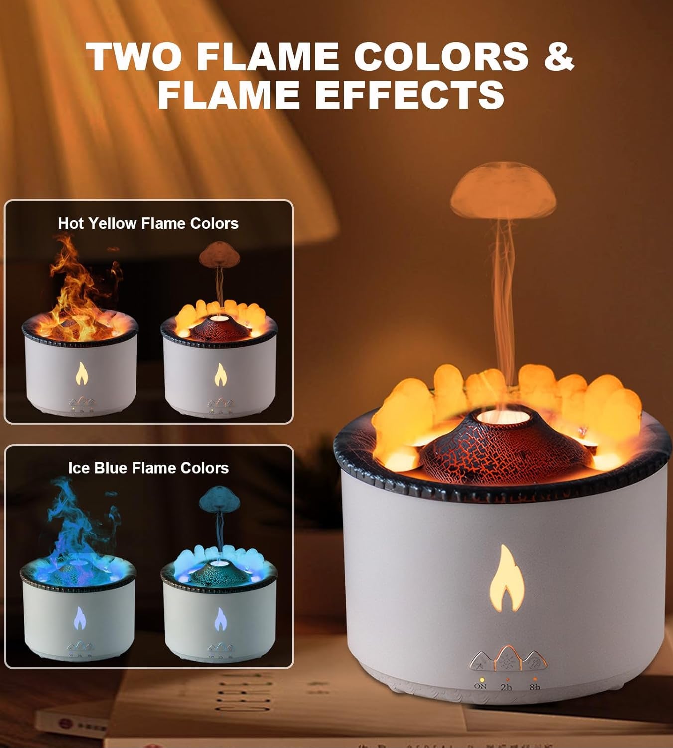 Humidificador Difusor de Aromas Volcán Mágico®