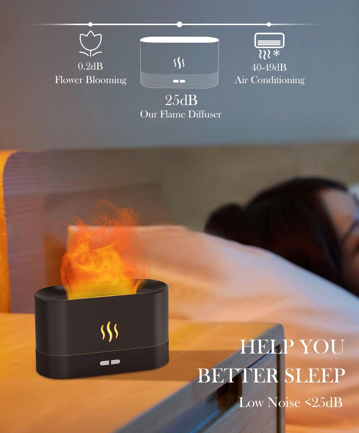 Humidificador Difusor de Aromas MagicFlame®