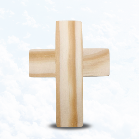 Cruz de madera de pino