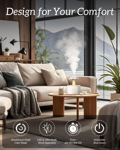 Humidificador Difusor Lluvia Mágica