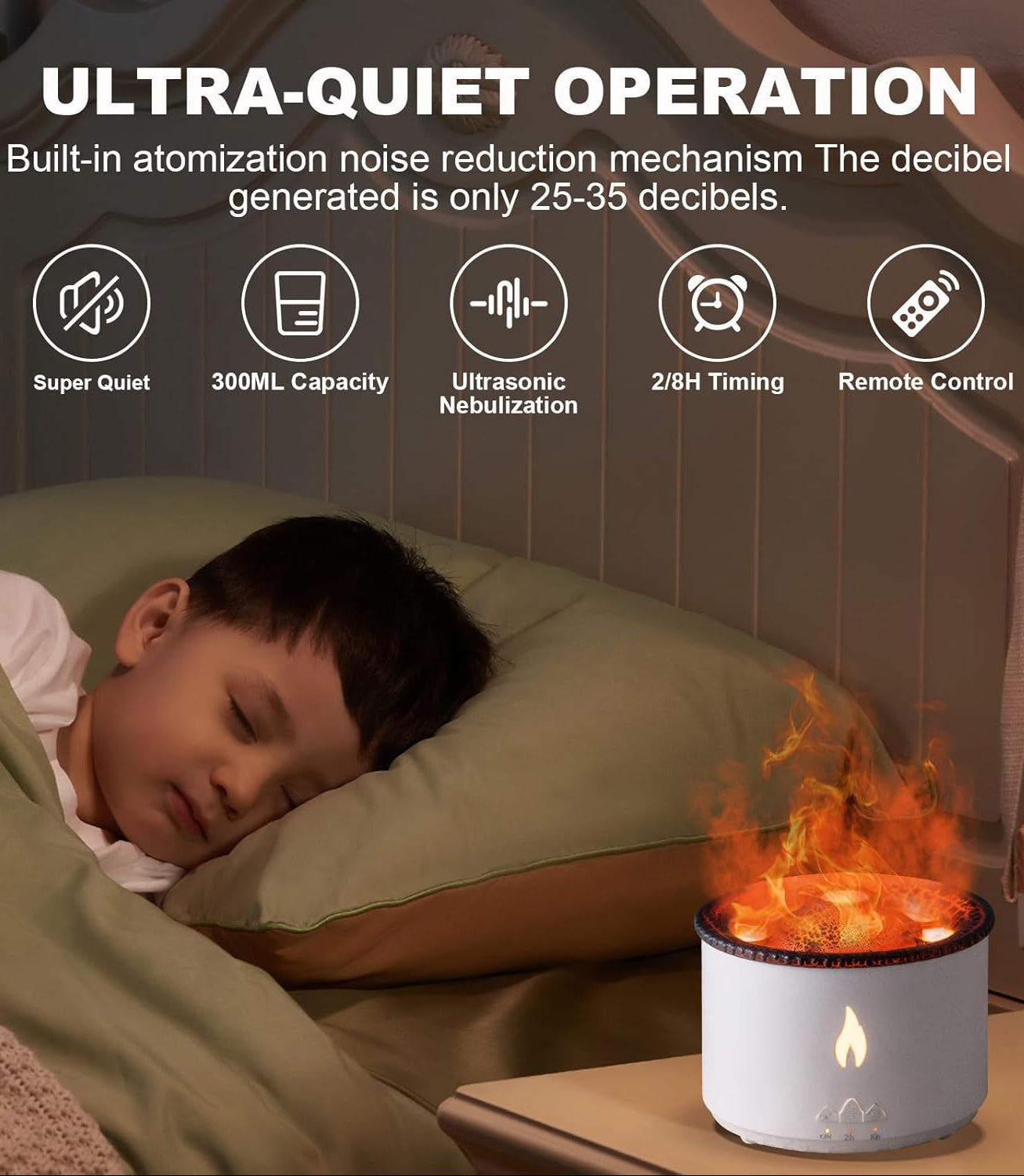 Humidificador Difusor de Aromas Volcán Mágico®