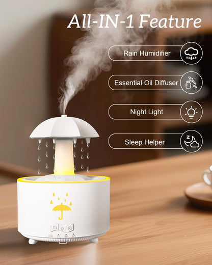 Humidificador Difusor Lluvia Mágica